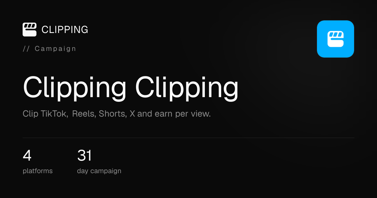 Join Clipping Clipping Campaign | CLIPPING | CLIPPING